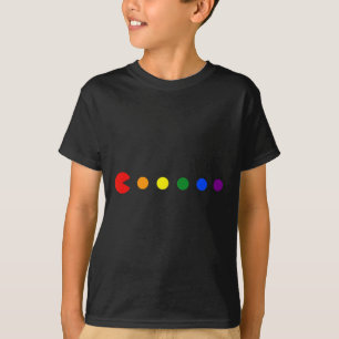 Camiseta Bolinhas Arco-Íris Mês Lgbtq Ally