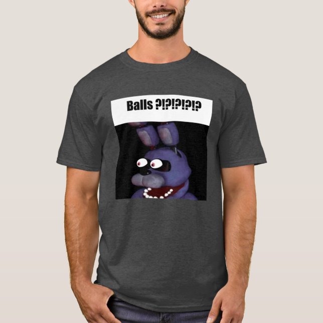 Camiseta Bolinhas Bonny Freddy Fazbear engraçado (Frente)