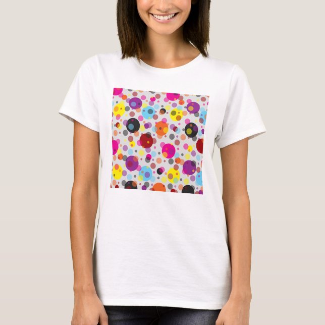 Camiseta Bolinhas coloridas (Frente)