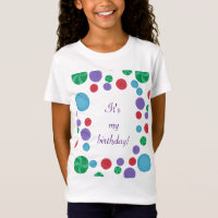 Bolinhas Coloridas, é meu aniversário, tenente
