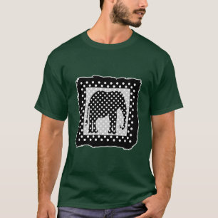 Camiseta Bolinhas preto e branco
