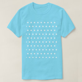 Camiseta Bolinhas T-Shirt (Aqua & White)