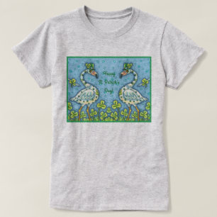 Camiseta Bolinhas VERDE, RUAS ENGRAÇADAS. DIA DE PATRICK