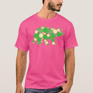 Camiseta Bolinhas Verde T Rex Dinossaur Tshirt Internationa