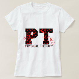 Camiseta bolinhas vermelhas pretas da pinta