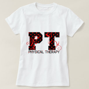 Camiseta bolinhas vermelhas pretas da pinta