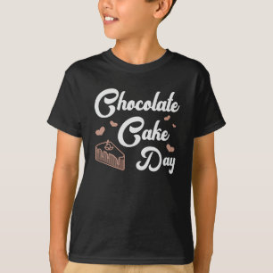 Camiseta Bolinho de Chocolate Docente Dia da deserto doce I