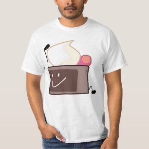 Camiseta "Bolinho de chocolate Televisão - bolo de bfb"