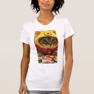 CAMISETA BOLINHO DE GATO LISTRADO