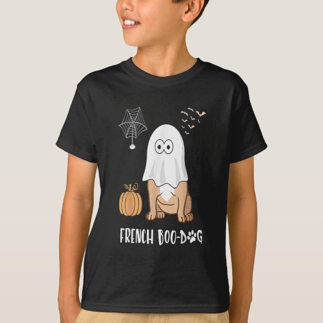 Camiseta Bolinho de Halloween Cute Boo-Dog Gift (Frente)