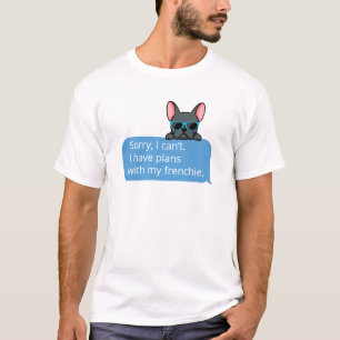 Camiseta Bolinho Francês Azul Engraçado