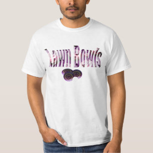 Camiseta Bolinhos E Logotipo Em Roxo,