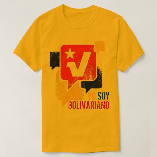 CAMISETA BOLIVARIANO (Frente do Design)