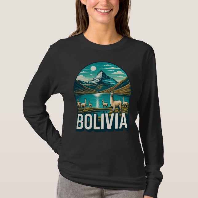 Camiseta Bolívia América do Sul (Frente)