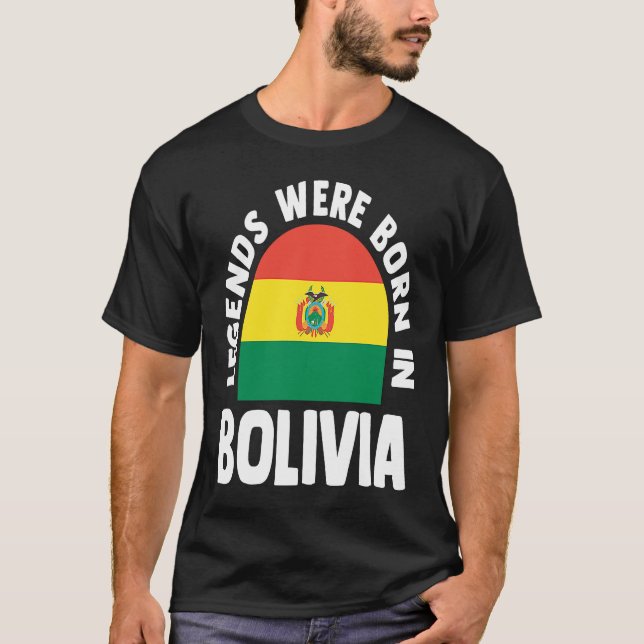 Camiseta Bolívia Bandeira Roupa 2 da Bolívia (Frente)