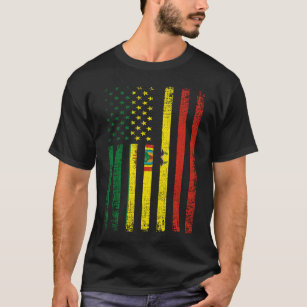 Camiseta Bolívia EUA Orgulho Bolívia Bandeira Americana
