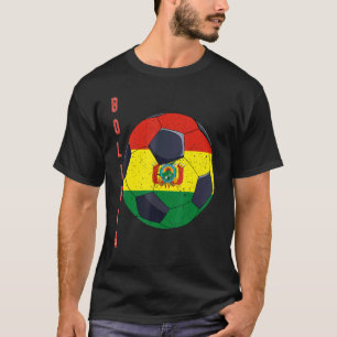 Camiseta Bolívia Futebol Ball Bandeira Bolívia