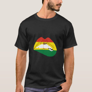 Camiseta Bolívia Lip Bolívia Bandeira do Orgulho Boliviano