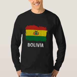 Camiseta Bolívia Orgulho boliviano Raízes bolivianas Vintag