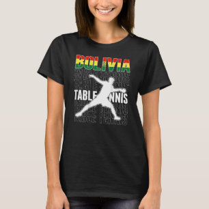 Camiseta Bolívia Ping Pong Mesa Bolívia Suportada