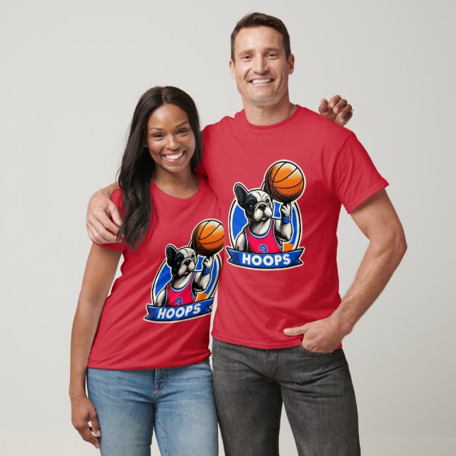 CAMISETA BOLLDOG-HOOPS FRANCESES (Unissex)