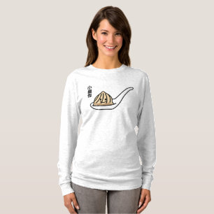 Camiseta Bolo chinês de Dim Sum da bolinha de massa da sop