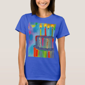 Camiseta Bolo de aniversário
