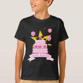 Camiseta Bolo de aniversário de 8 anos