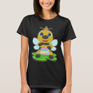 Camiseta Bolo de Aniversário de Abelha