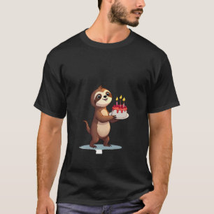 Camiseta Bolo de Aniversário Divertido com Fantasia de Preg