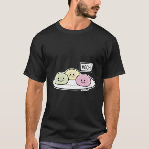 Camiseta Bolo de arroz do Sorvete Mochi Japonês