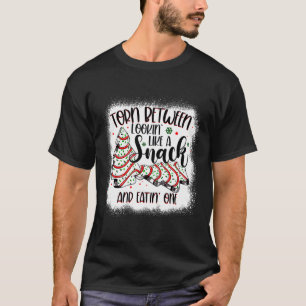 Camiseta Bolo De Árvore De Natal Despedaçado Entre Parecere