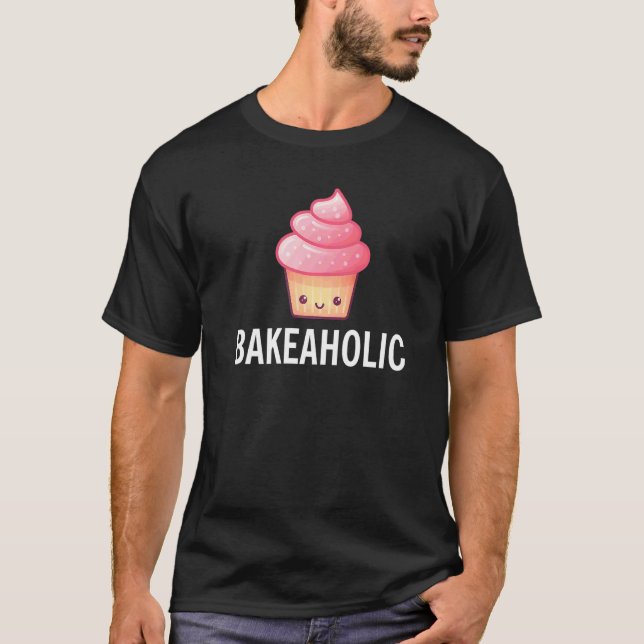 Camiseta Bolo de Assar Lanche Bakeaholic (Frente)