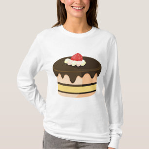Camiseta Bolo de Chocolate com Morango