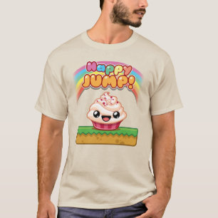 Camiseta Bolo de Copo Vermelho/Branco - Salto Feliz