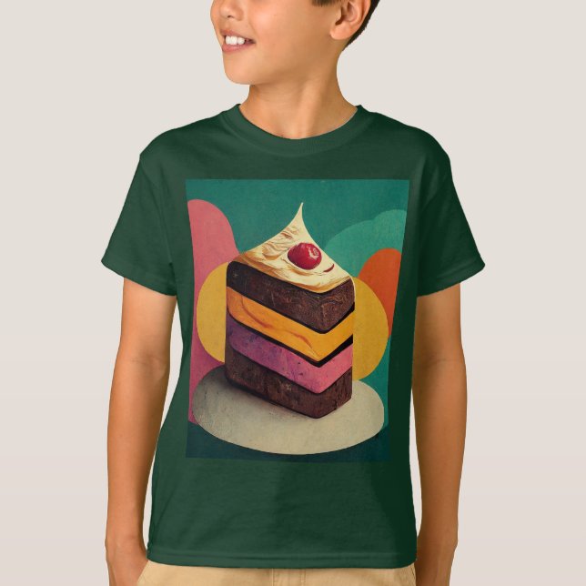 Camiseta Bolo de Crianças Adoráveis e Doces (Frente)