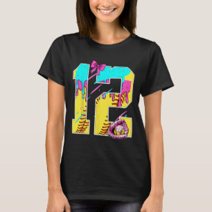 Camiseta Bolo de Drip de Sorvete Softll de 12 Anos de Idade