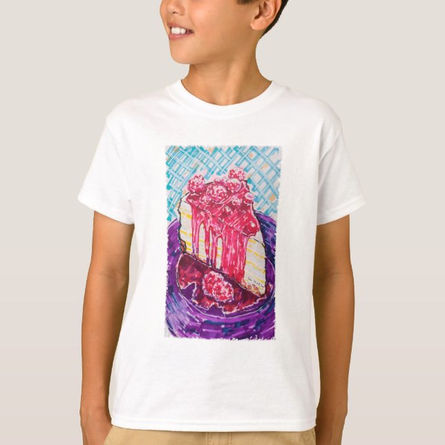 Camiseta Bolo de Framboesa (Frente)
