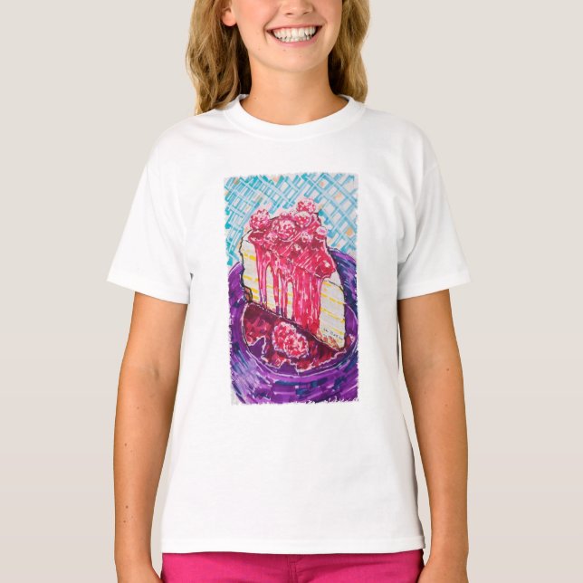 Camiseta Bolo de Framboesa (Frente)