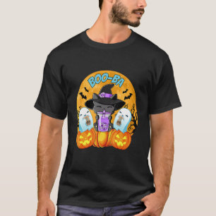 Camiseta Bolo de Halloween de Fantasma de Chá de Bolha de G