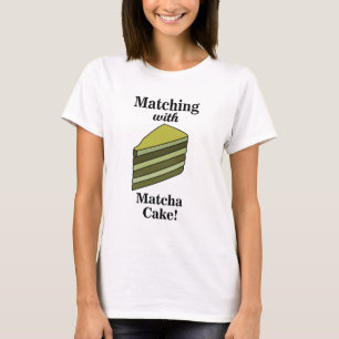 Camiseta Bolo de Matcha Comida Engraçada