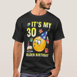 Camiseta Bolo de Velas Feliz Para Mim É meu Ouro 30