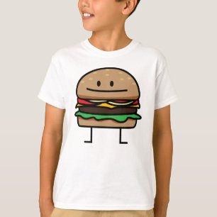 Camiseta Bolo do queijo da carne da carne à terra do