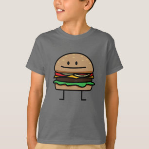 Camiseta Bolo do queijo da carne da carne à terra do