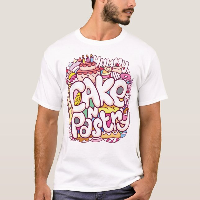 Camiseta Bolo e alfarroba (Frente)