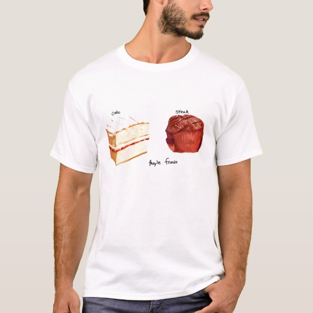 Camiseta Bolo e bife (Frente)