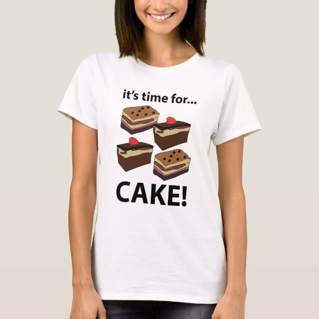 Camiseta Bolo É Hora Do Bolo (Frente)
