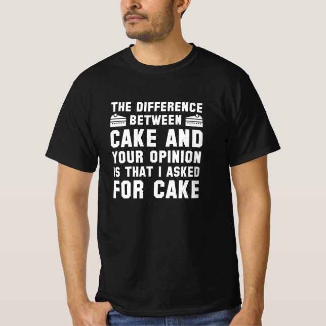 Camiseta Bolo E Sua Opinião (Frente)