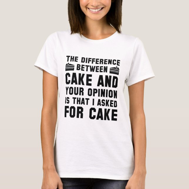 Camiseta Bolo E Sua Opinião (Frente)