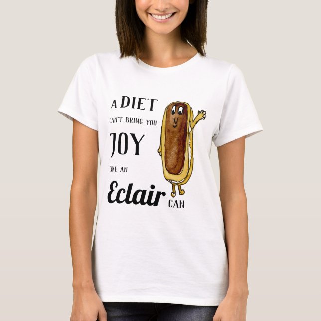 Camiseta Bolo engraçado dizendo (Frente)